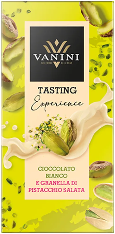 Vanini 開心果夾心白巧克力75g